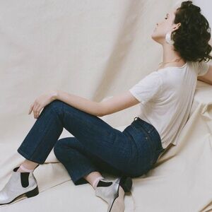 Judi Rosen Dark Blue Flare Jeans